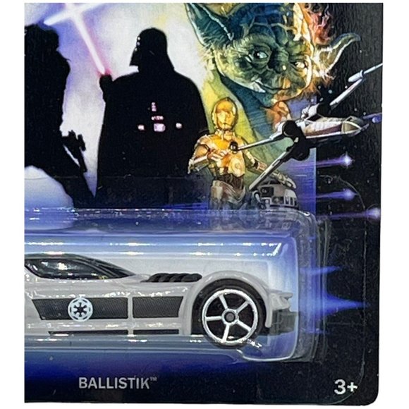 HOT WHEELS Star Wars Movie Series BALLISTIK Matte Gray Chrome OH5's Chewy Jabba - Picture 4 of 10